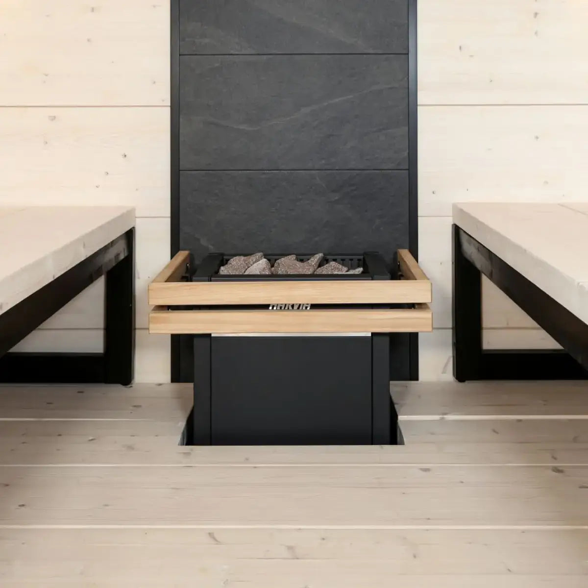 Harvia Virta 8KW Ultimate Sauna Heater with WiFi Digital Control, Sauna Stones and Heater Guard - Finnish Sauna Builders