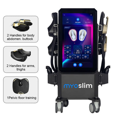 EMSzero Body Machines RF HI-EMT 6500W Professional Sculpt 5 Handle Pelvic Girdle EMS Electromagnetic Stimulation Slimming