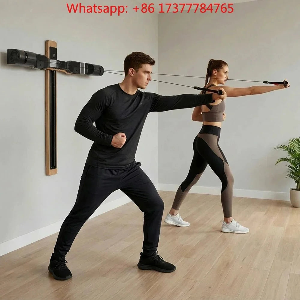 Foldable Aluminum Home Gym – Full Body Strength Trainer