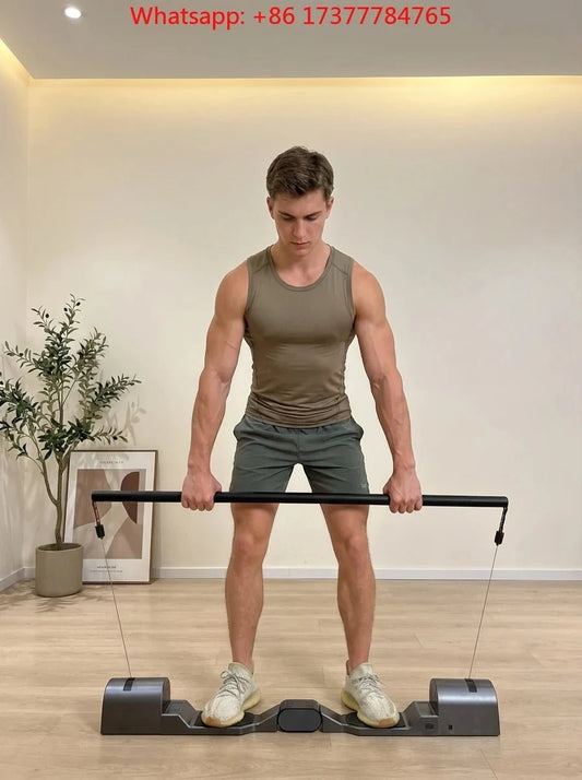 Foldable Aluminum Home Gym – Full Body Strength Trainer
